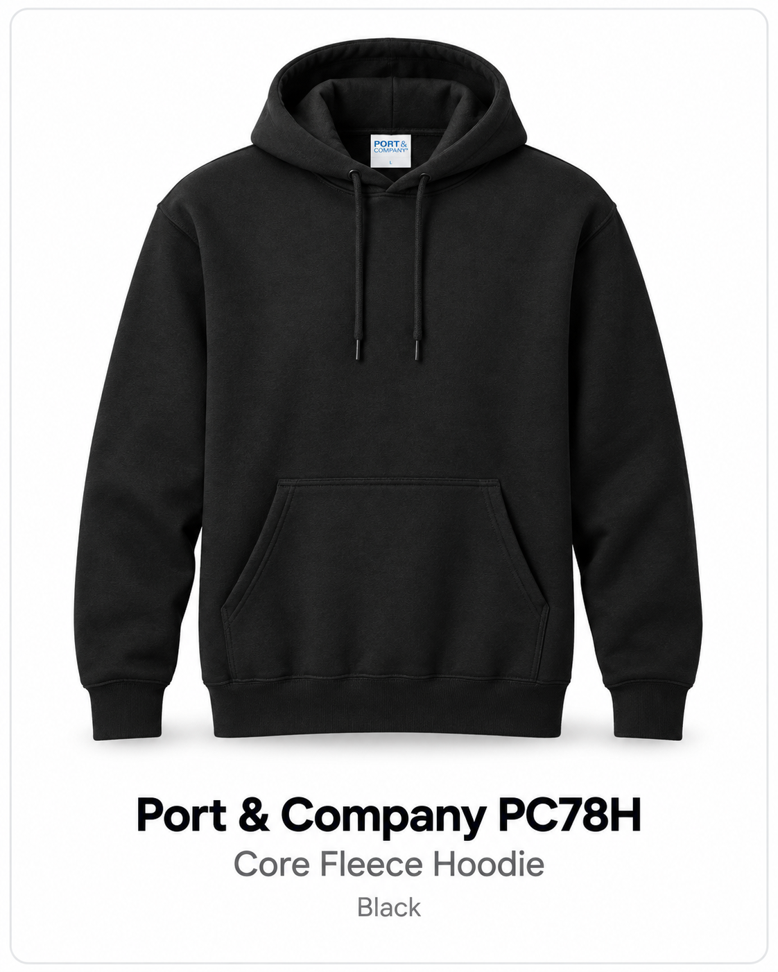 Fleece Hoodie (Black)