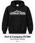 Harbor Ridge Core Fleece Hoodie – Black