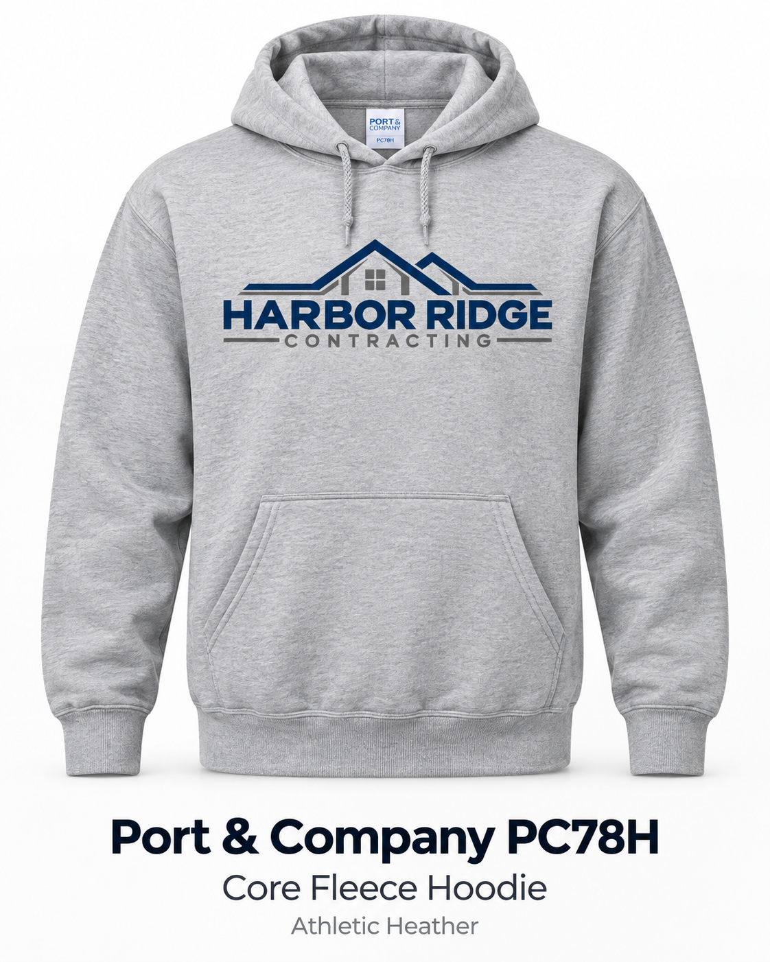 Harbor Ridge Core Fleece Hoodie – Athletic Heather