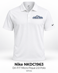 Harbor Ridge Nike Dri-FIT Polo – White
