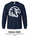 Eagles Ultra Cotton Long Sleeve T-Shirt – Navy Blue