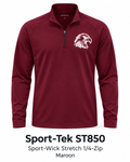 Eagles Sport-Tek Sport-Wick 1/4-Zip – Maroon