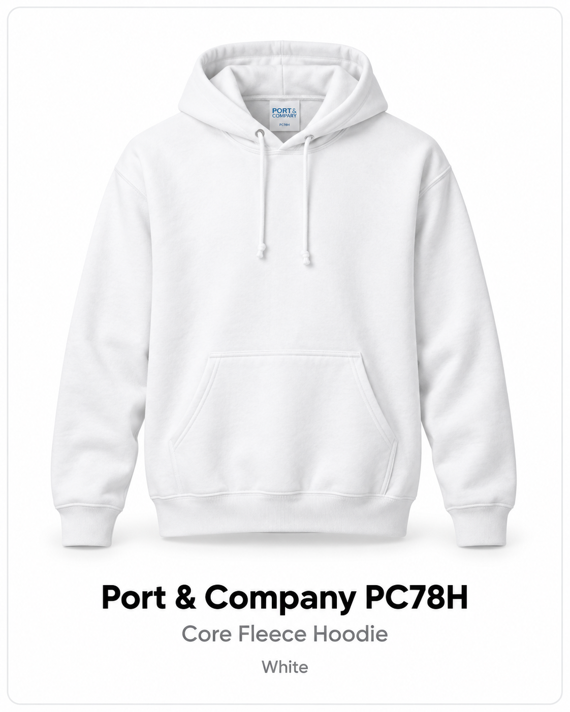 Fleece Hoodie (white)