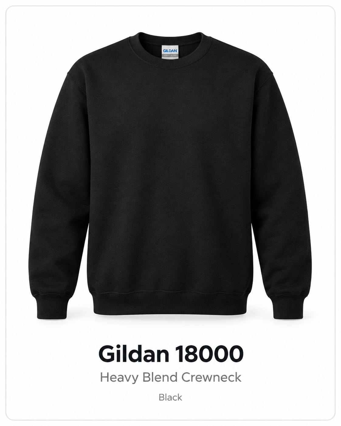 Gildan Crewneck (black)