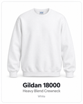 Gildan Crewneck (white)