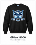 Hockey Team Heavy Blend Crewneck – Black