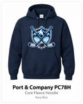 Hockey Team Core Fleece Hoodie – Navy Blue