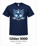 Hockey Team Heavy Cotton T-Shirt – Navy Blue