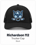 Hockey Team Richardson 112 Trucker Cap – Black