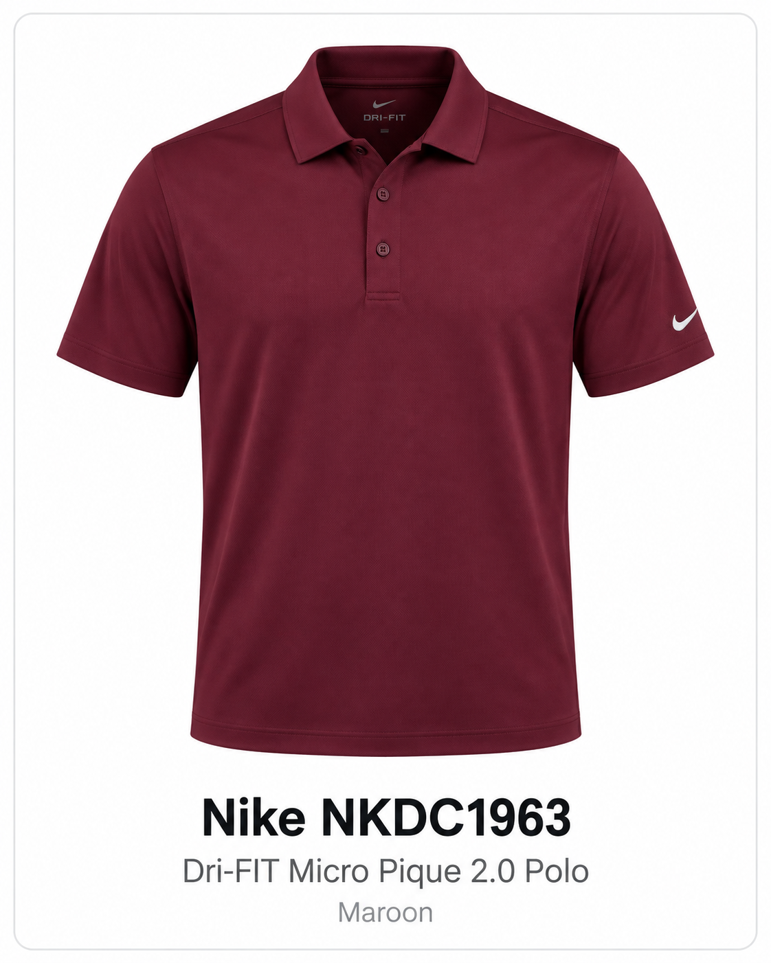 Nike Polo (maroon)